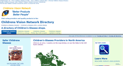 Desktop Screenshot of childrensvision.net